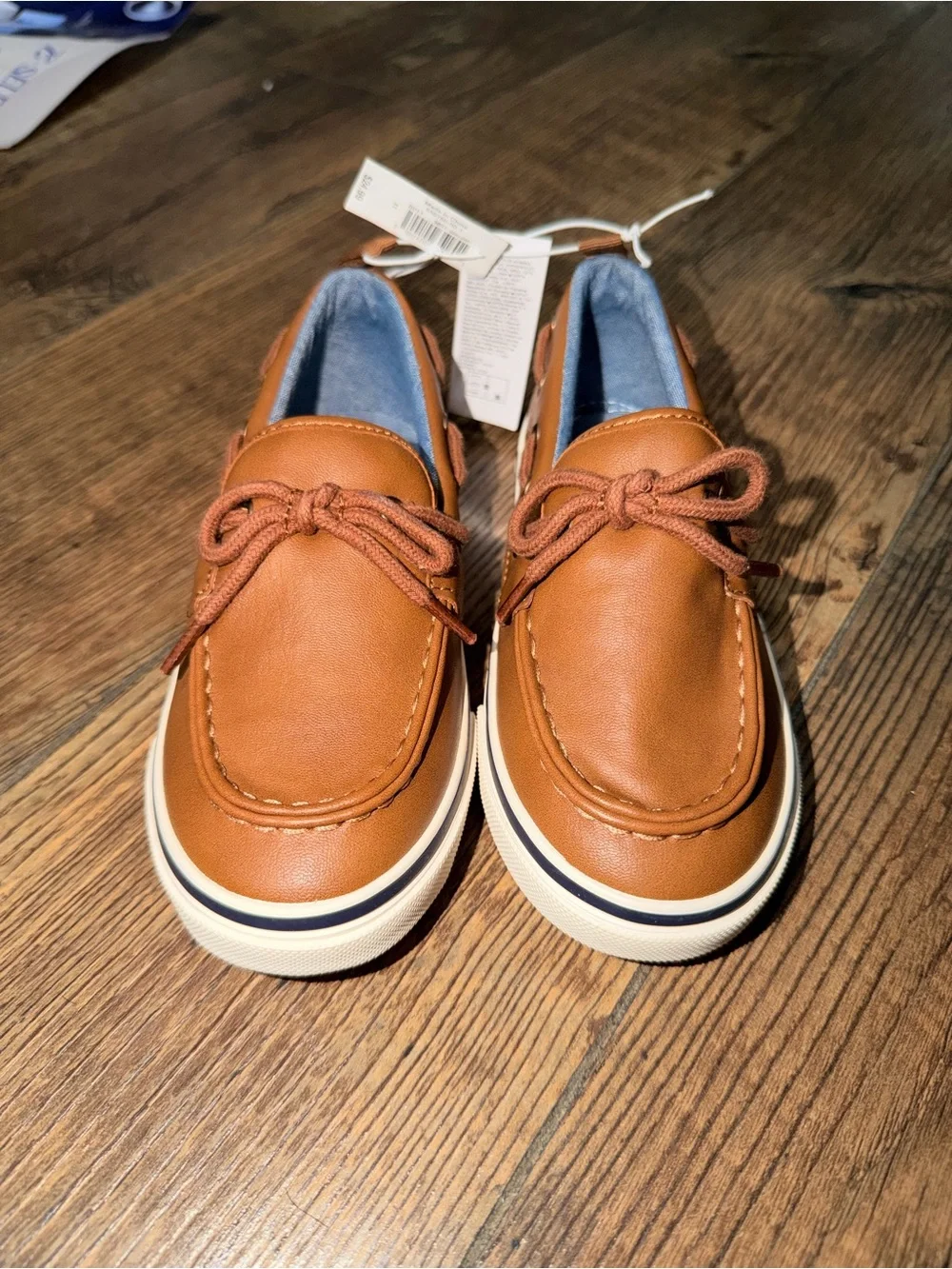 Old Navy Kids Moccasin Boat Shoes in Brown